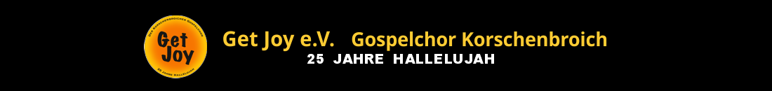 Logo Get Joy e.V. Gospelchor Korschenbroich